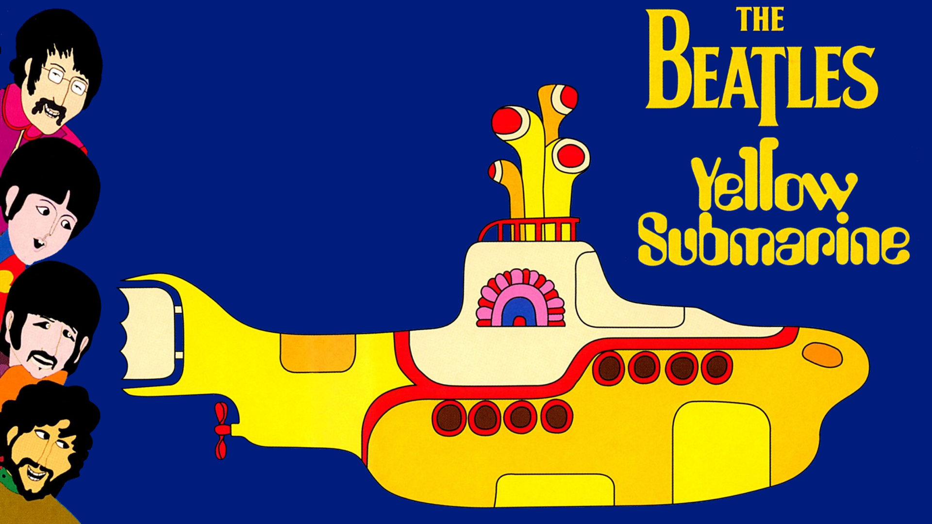 the, Beatles, Yellow, Submarine Wallpaper