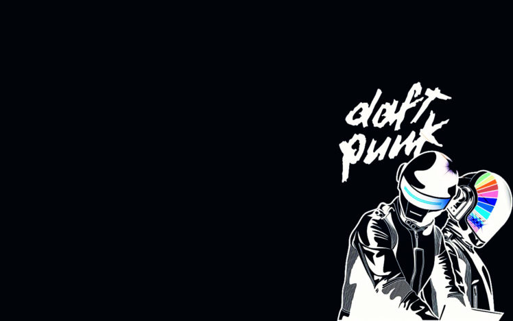 daft, Punk, Black, Background Wallpapers HD / Desktop and Mobile Backgrounds