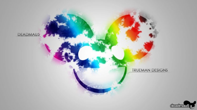 music, Multicolor, Deadmau5, Dubstep, Mickey, Mouse, Colors HD Wallpaper Desktop Background