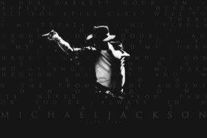 typography, Grayscale, Michael, Jackson, Singers, Tribute
