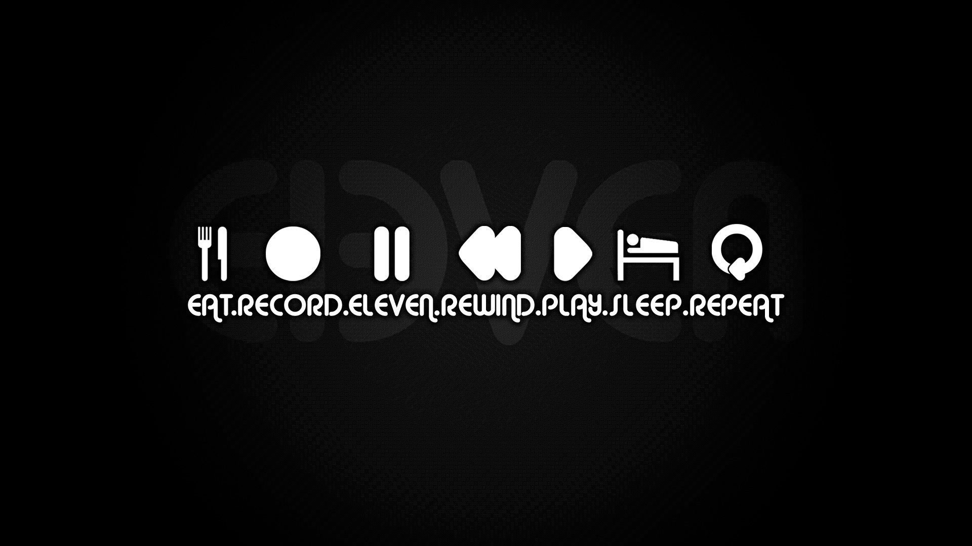 music, Record, Typography, Sleeping, Repeat Wallpaper