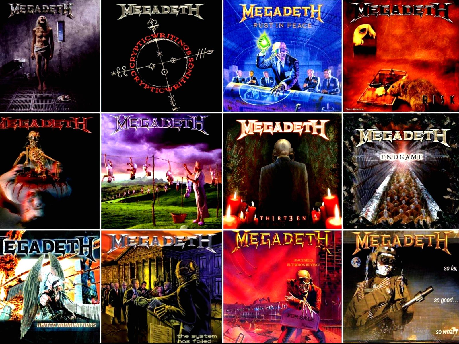 megadeth, Thrash, Metal, Heavy,  15 Wallpaper