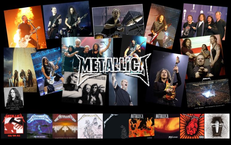 metallica, Bands, Groups, Music, Entertainment, Heavy, Metal, Hard, Rock, Thrash, Collage, Concert HD Wallpaper Desktop Background