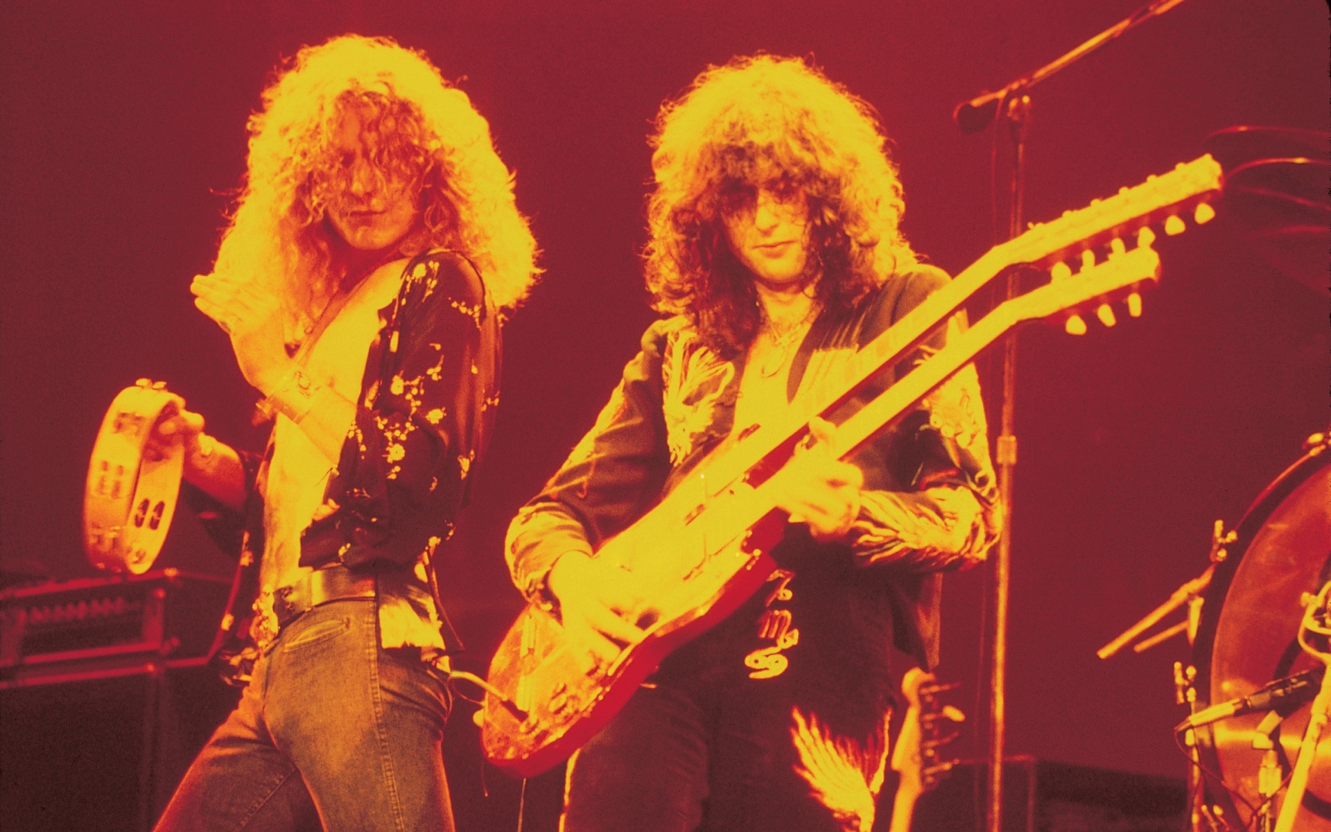 led, Zeppelin, Concert, Guitar, Ban, Group, Color Wallpaper