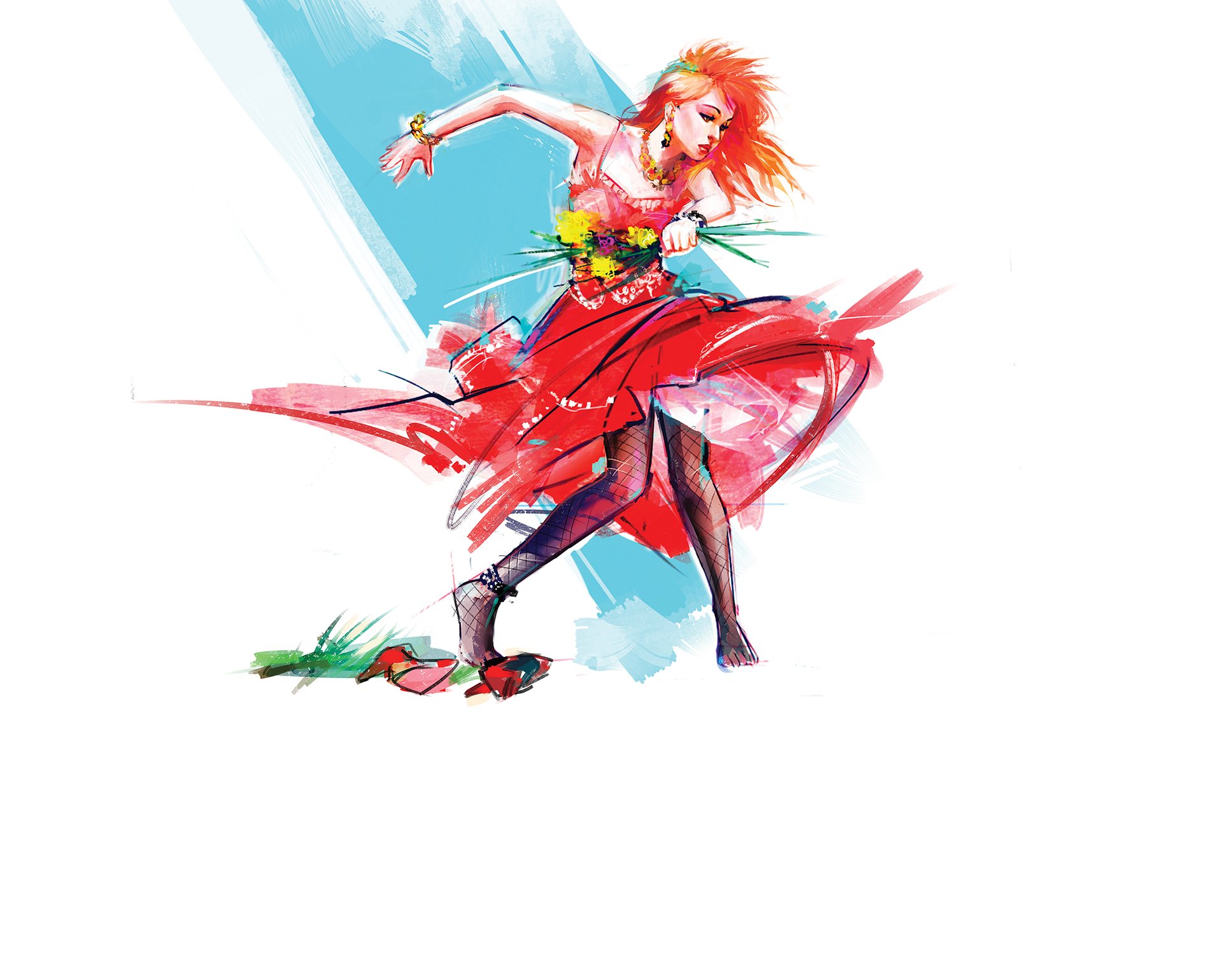 cyndi, Lauper, Pop, Dance, New, Wave, Glam Wallpaper