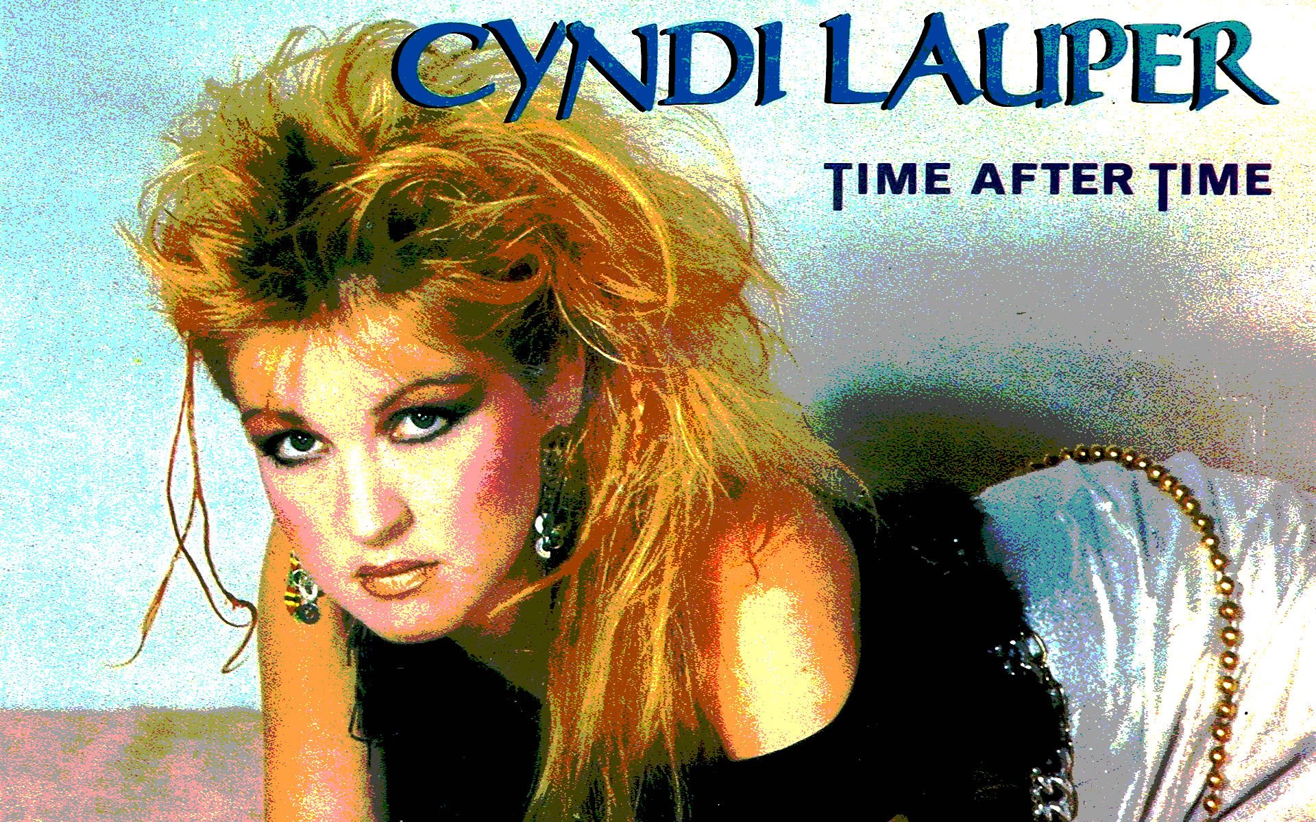 cyndi, Lauper, Pop, Dance, New, Wave, Glam, Poster Wallpaper