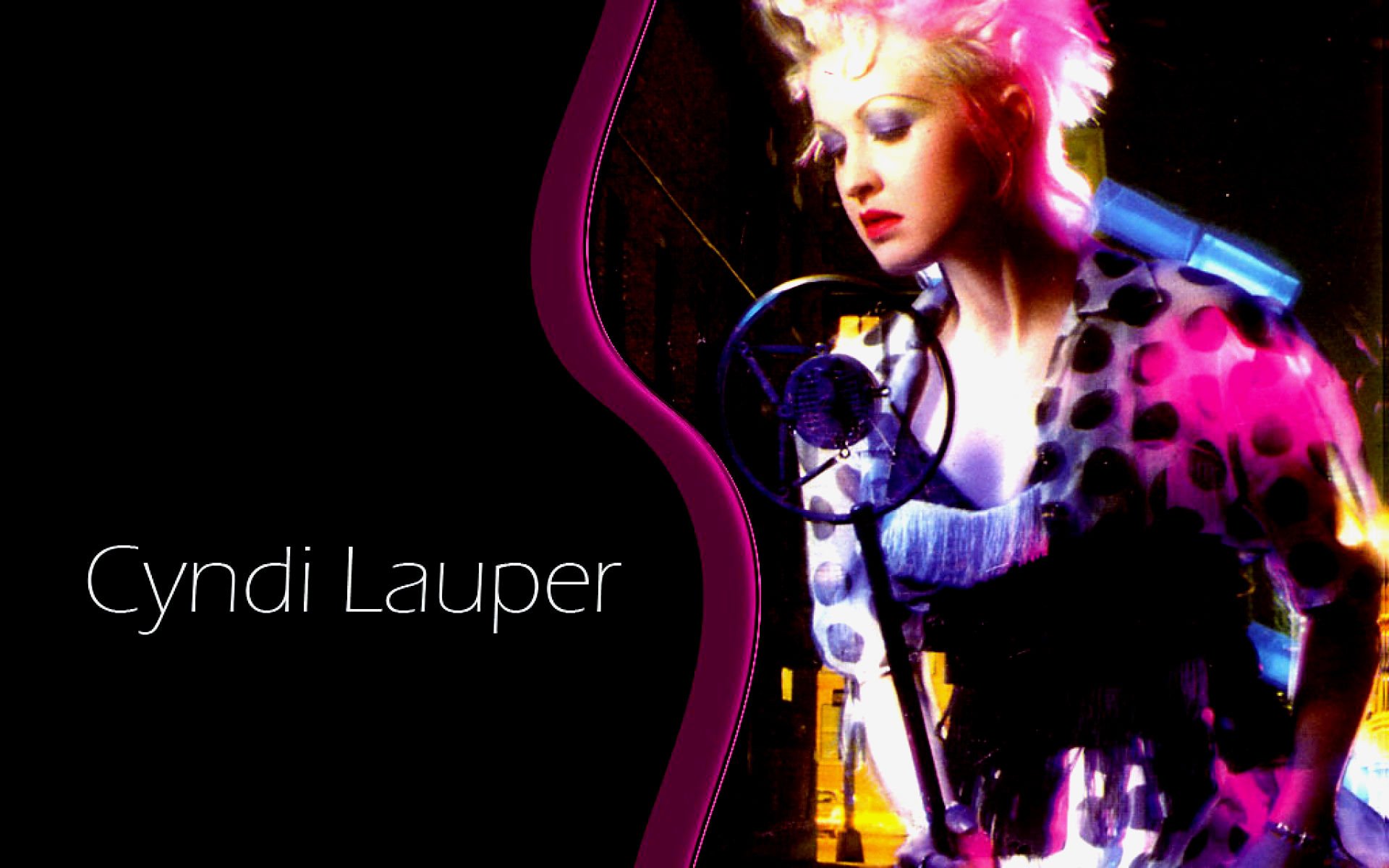 cyndi, Lauper, Pop, Dance, New, Wave, Glam, Poster Wallpapers HD / Desktop ...