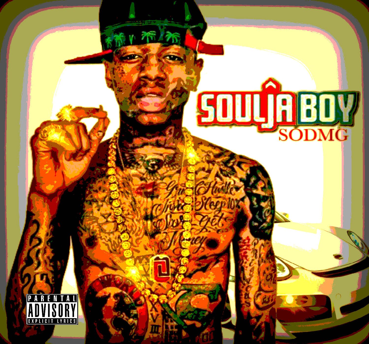 soulja, Boy, Rap, Rapper, Hip, Hop, Gangsta, Poster, Tattoo, Ween, Marijuana, 420 Wallpaper