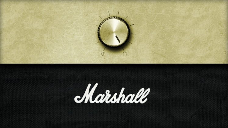 minimalistic, Music, Sound, Marshall, Amplifiers, Volume HD Wallpaper Desktop Background