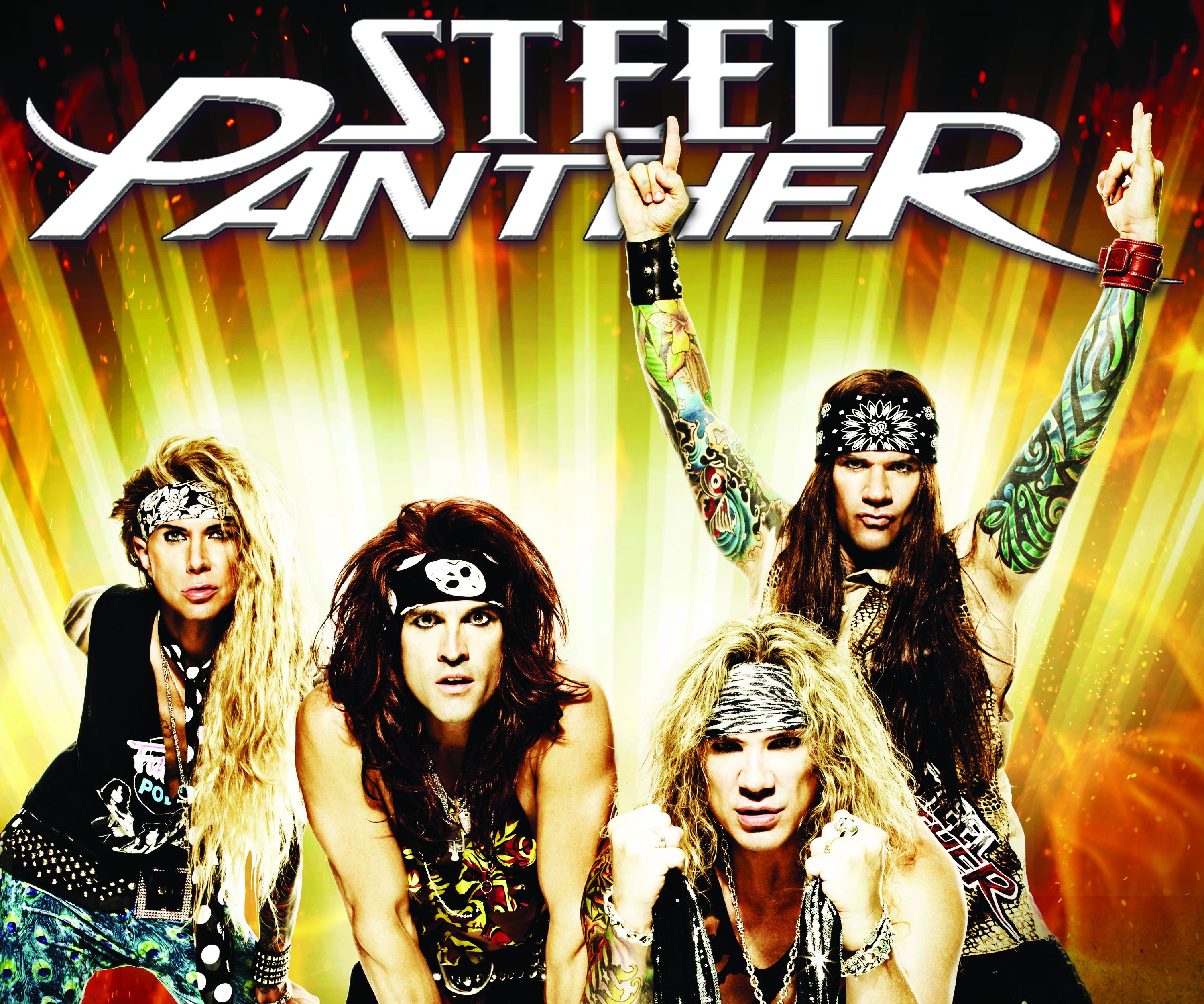 steel, Panther, Hair, Metal, Heavy, Glam, Poster, Hf Wallpaper