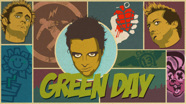 green, Day, Punk, Bands, Groups HD Wallpaper Desktop Background