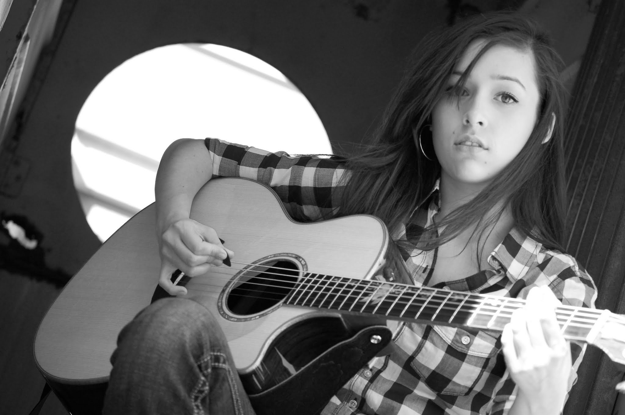 adrianna, Marie, Country, Folk, Guitar, Babe, Mood Wallpaper