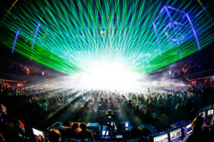 rave, Laser, Concert, Crowd