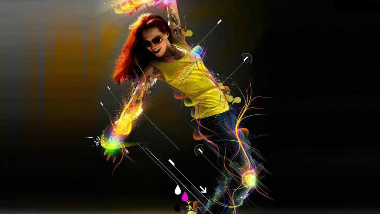 women, Music, Dance, Hip, Hop, Urban, Females, Manipulation HD Wallpaper Desktop Background