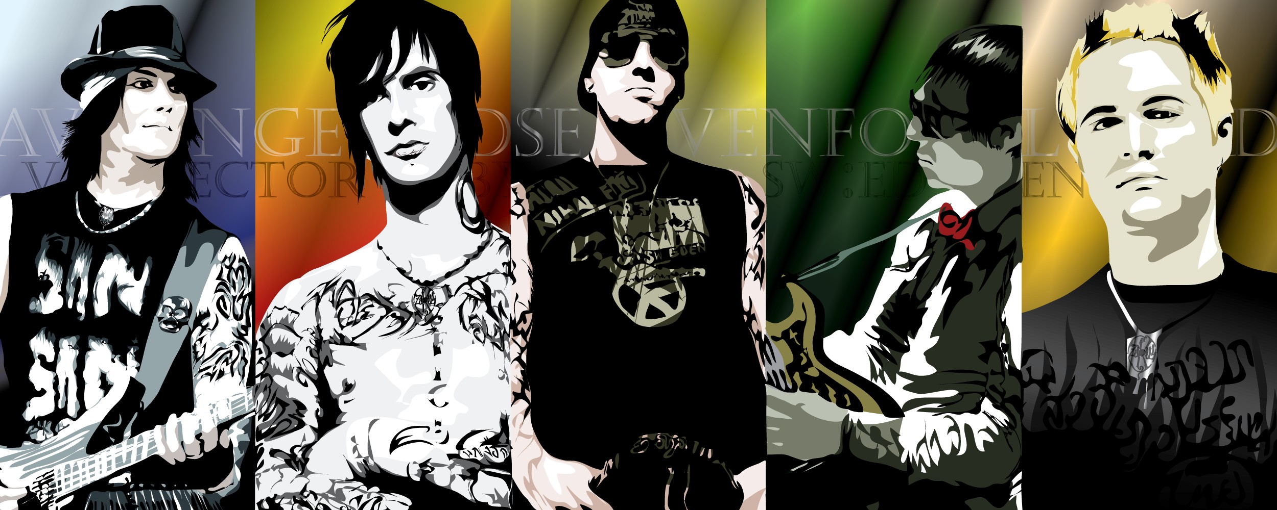 avenged, Sevenfold, Heavy, Metal, Rock Wallpaper