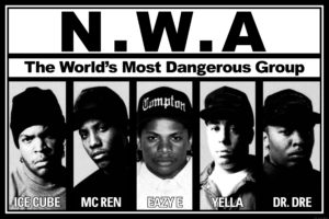 n, W, A, , Bw, Ice, Cube, Mc, Ren, Eazy, E, Yella, Dr, Dre, Hip, Hop, Rap