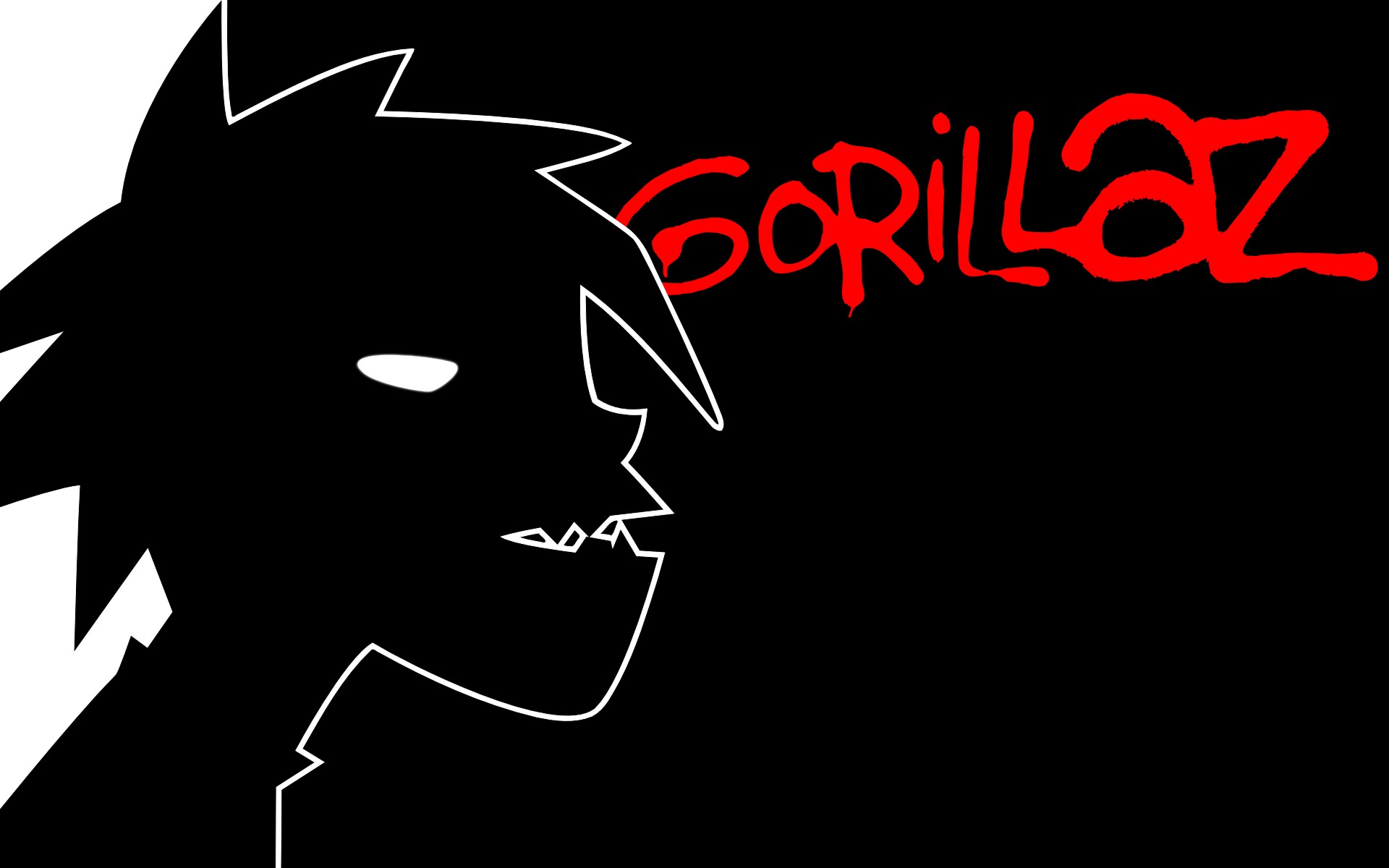 gorillaz, Cartoon Wallpaper