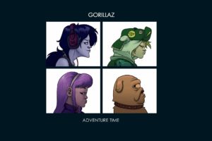 gorillaz, Cartoon, Adventure, Time