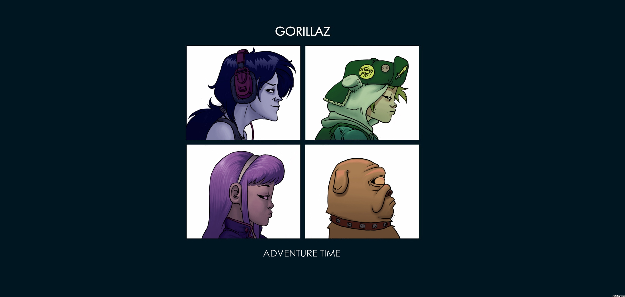 gorillaz, Cartoon, Adventure, Time Wallpaper