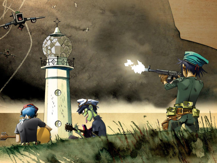 gorillaz, Cartoon HD Wallpaper Desktop Background