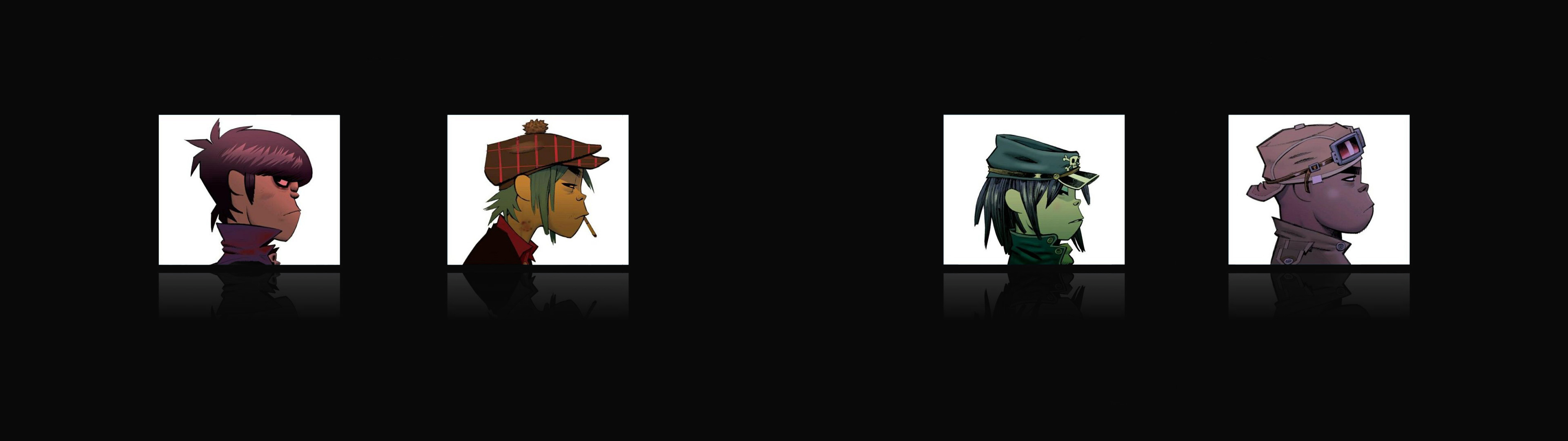 gorillaz, Cartoon Wallpaper