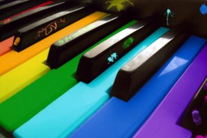 colorful, Piano