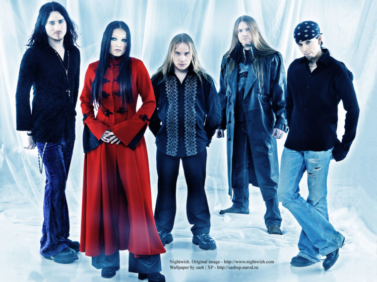 nightwish, Tarja, Turunen, Band, Groups, Gothic, Heavy, Metal, Women, Females, Girls, Babes, Brunettes HD Wallpaper Desktop Background