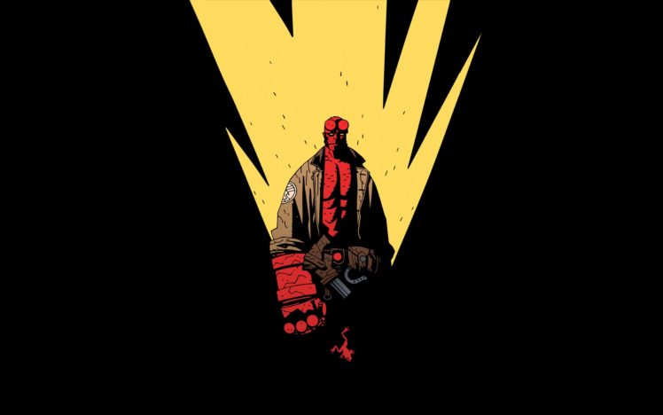 hellboy, Action, Fantasy, Comics, Superhero, Demon, Monster, Sci fi, Hell HD Wallpaper Desktop Background