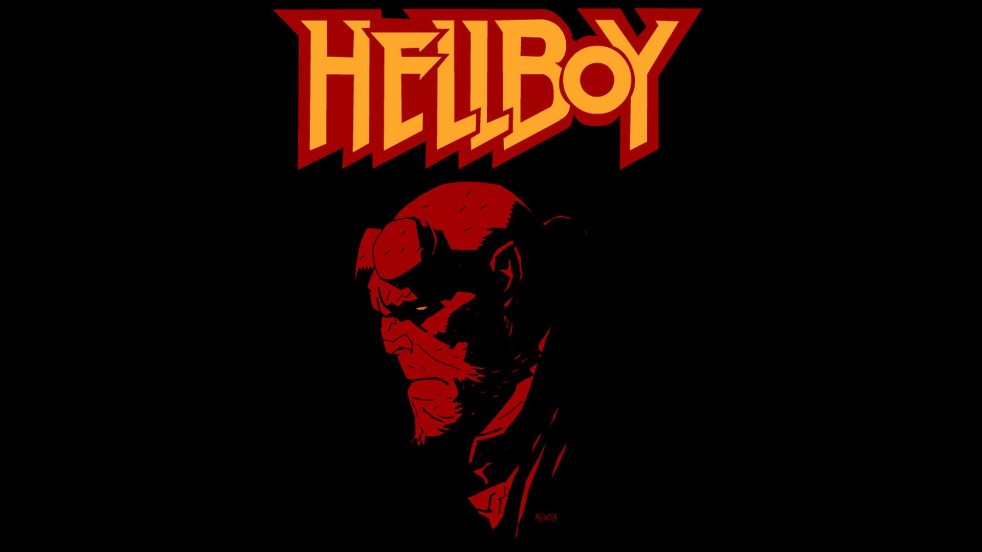 hellboy, Action, Fantasy, Comics, Superhero, Demon, Monster, Sci fi, Hell Wallpaper