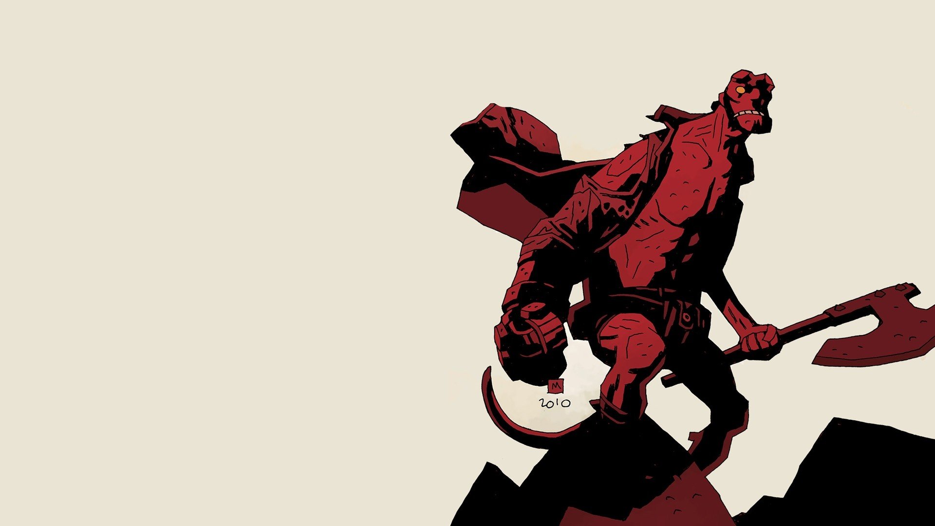 hellboy, Action, Fantasy, Comics, Superhero, Demon, Monster, Sci fi, Hell Wallpaper
