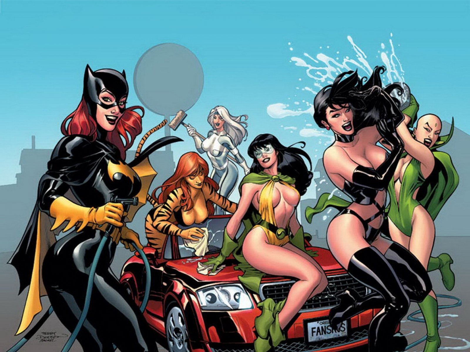 gotham city sirens, D c, Dc comics, Catwoman, Poison, Ivy, Harley, Quinn, Superhero, Gotham, City, Sirens Wallpaper