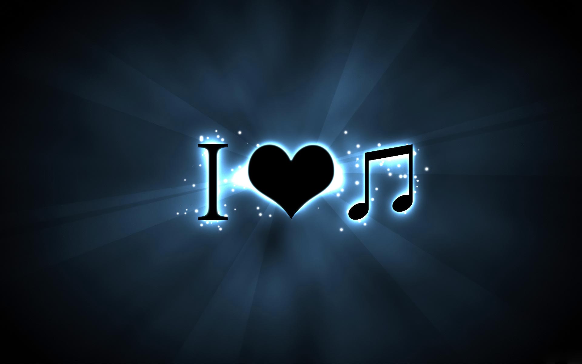 i, Love, Music Wallpaper