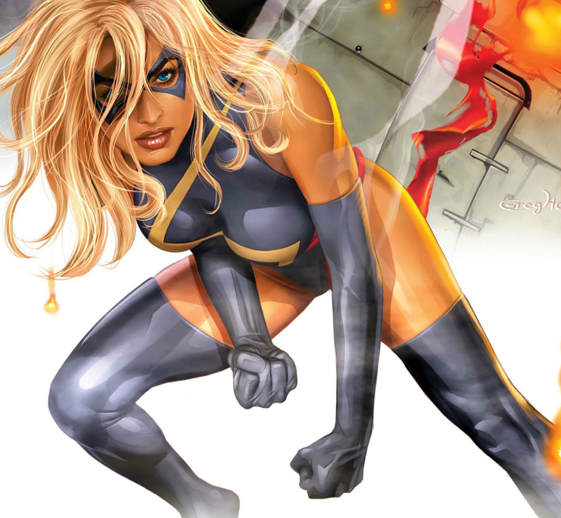 Ms Marvel Marvel Superhero Sexy Babe Wallpapers Hd Desktop And 