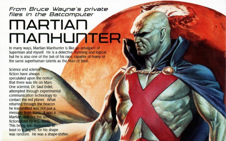 Martian Manhunter Superhero D C Dc Comics Alien Sci Fi