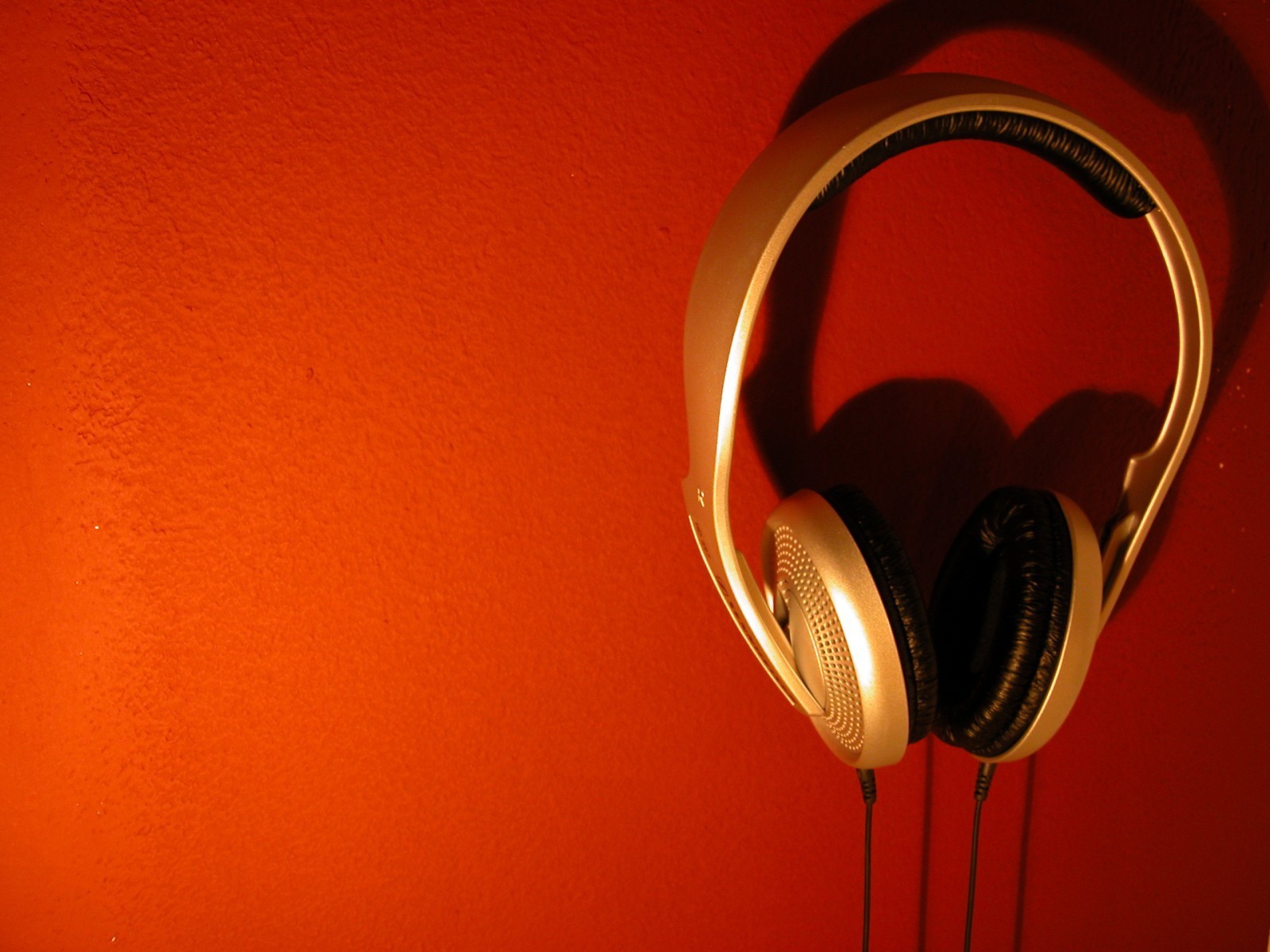 headphones, Red, Digital, Art, Renders Wallpaper