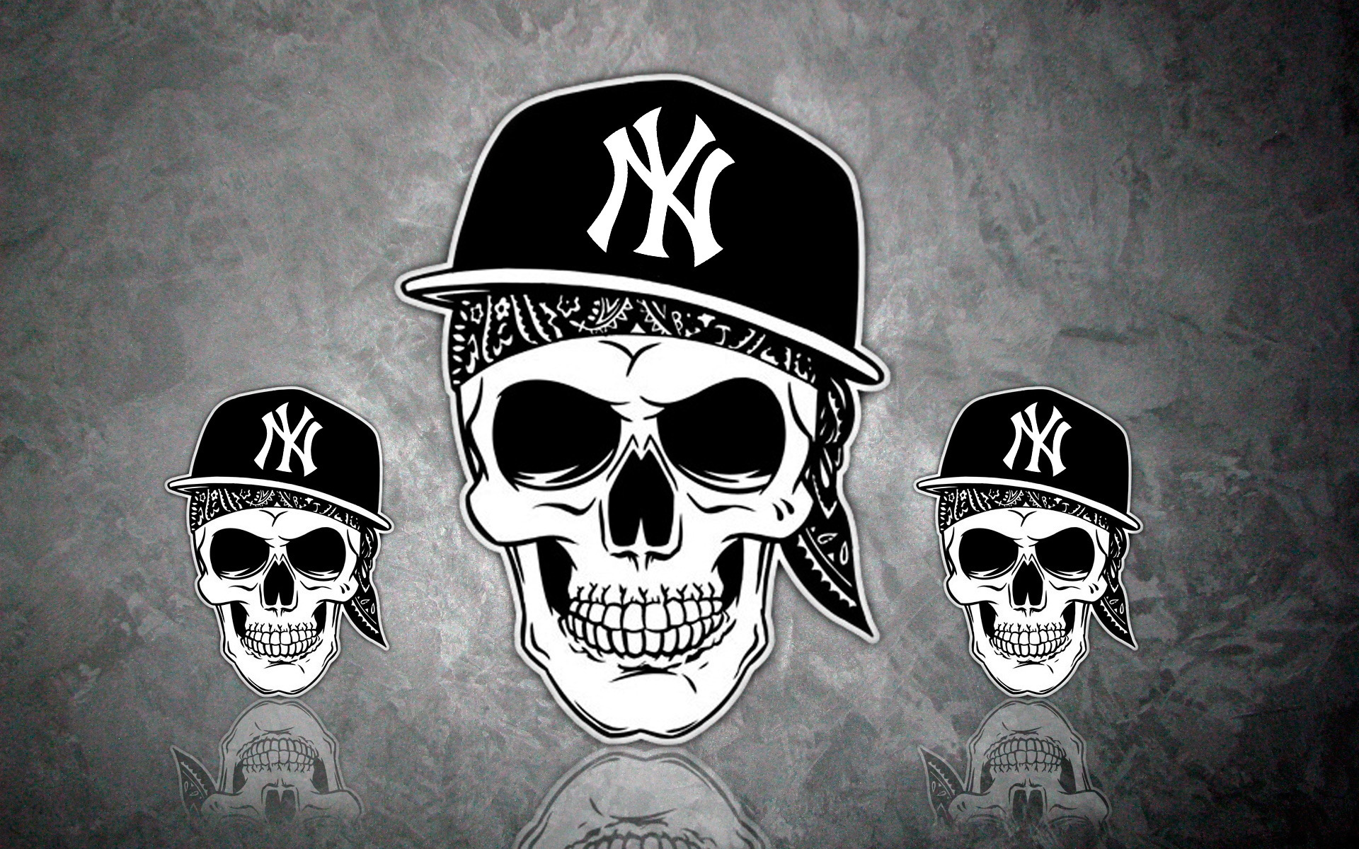 Ny Cap Skull Hip Hop Skull La Coka Nostra Rap Dark