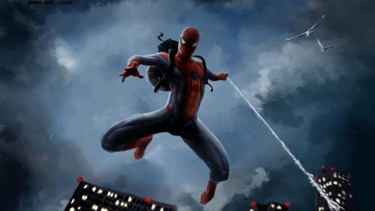 spider man, Superhero, Marvel, Spider, Man, Action, Spiderman HD Wallpaper Desktop Background