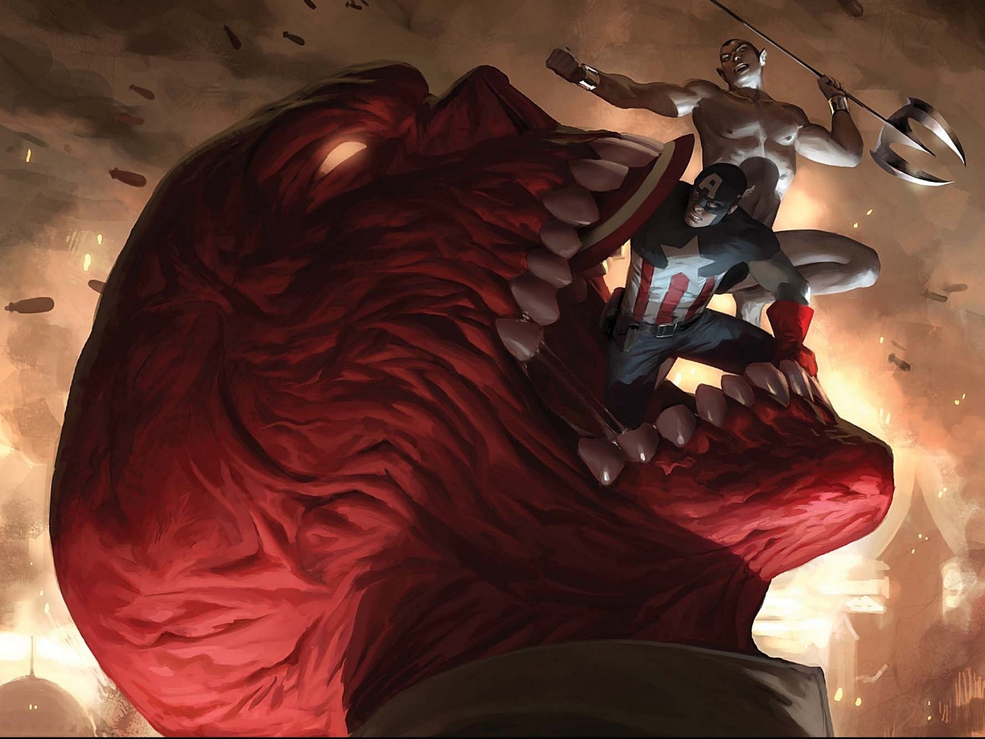 marvel, Comics, Superhero, Hero, Warrior Wallpaper