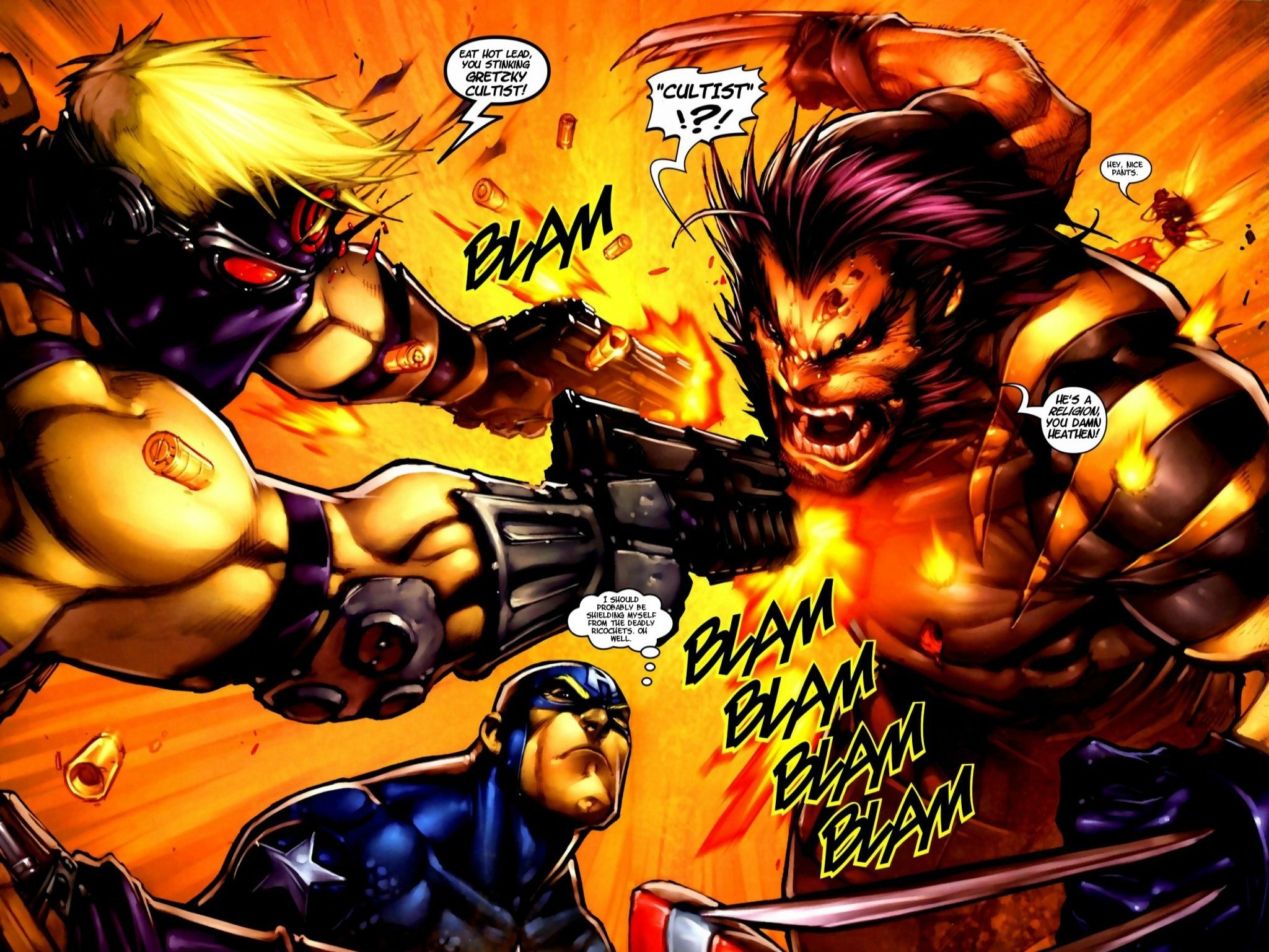 marvel, Comics, Superhero, Hero, Warrior Wallpaper