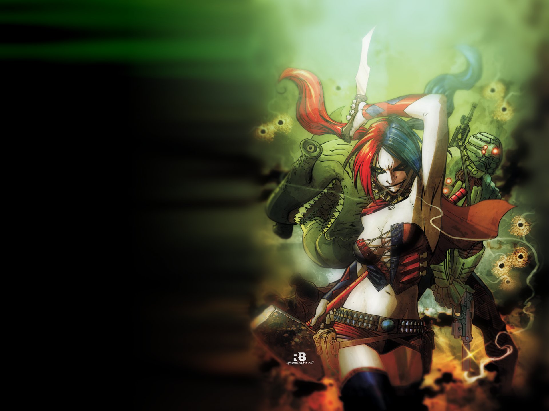 dc comics, Superhero, Hero, Warrior, D c, Comics, Harley, Quinn Wallpaper