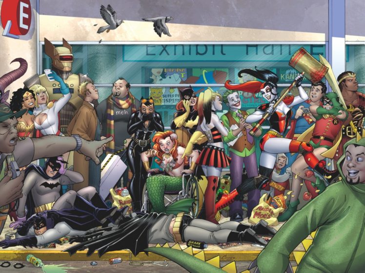 dc comics, Superhero, Hero, Warrior, D c, Comics, Harley, Quinn HD Wallpaper Desktop Background