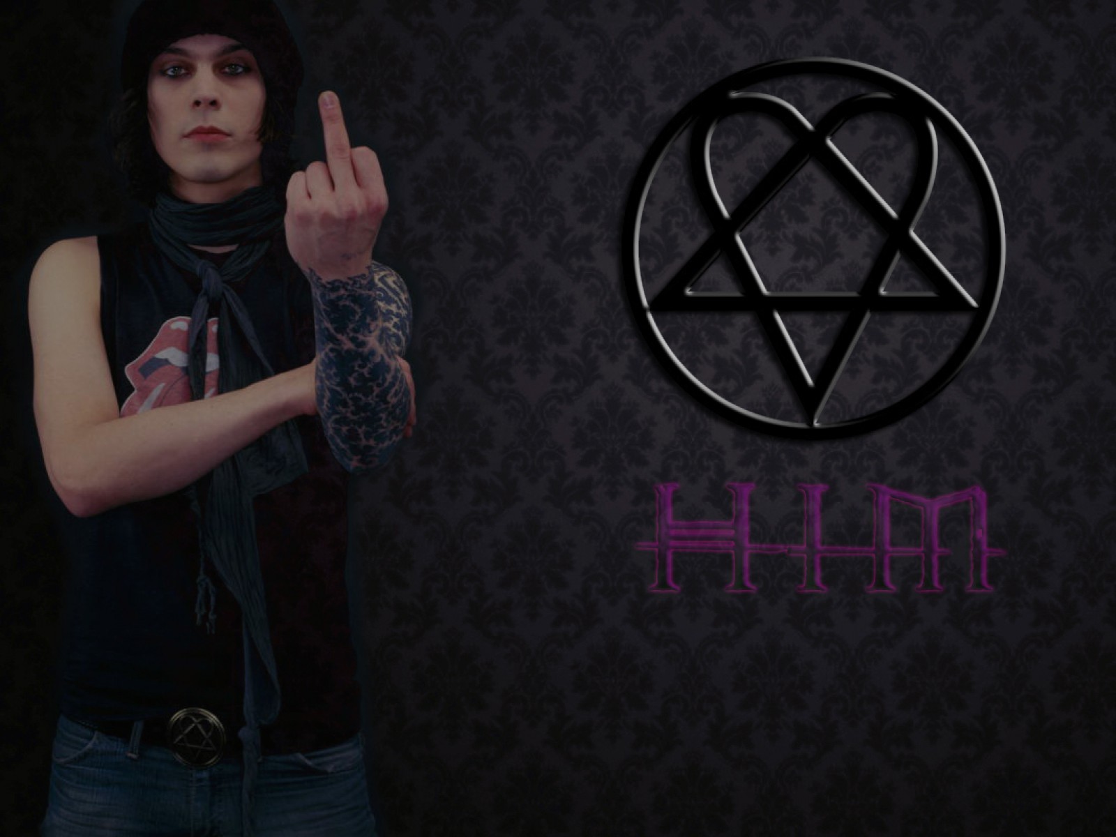 h, I, M, His infernal majesty, H i m, Nu metal, Metal, Hard, Rock, Ville Wallpaper