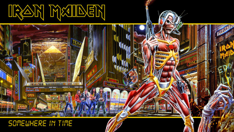 iron, Maiden, Eddie, Futuristic, Sci fi, Sci, Heavy, Metal HD Wallpaper Desktop Background