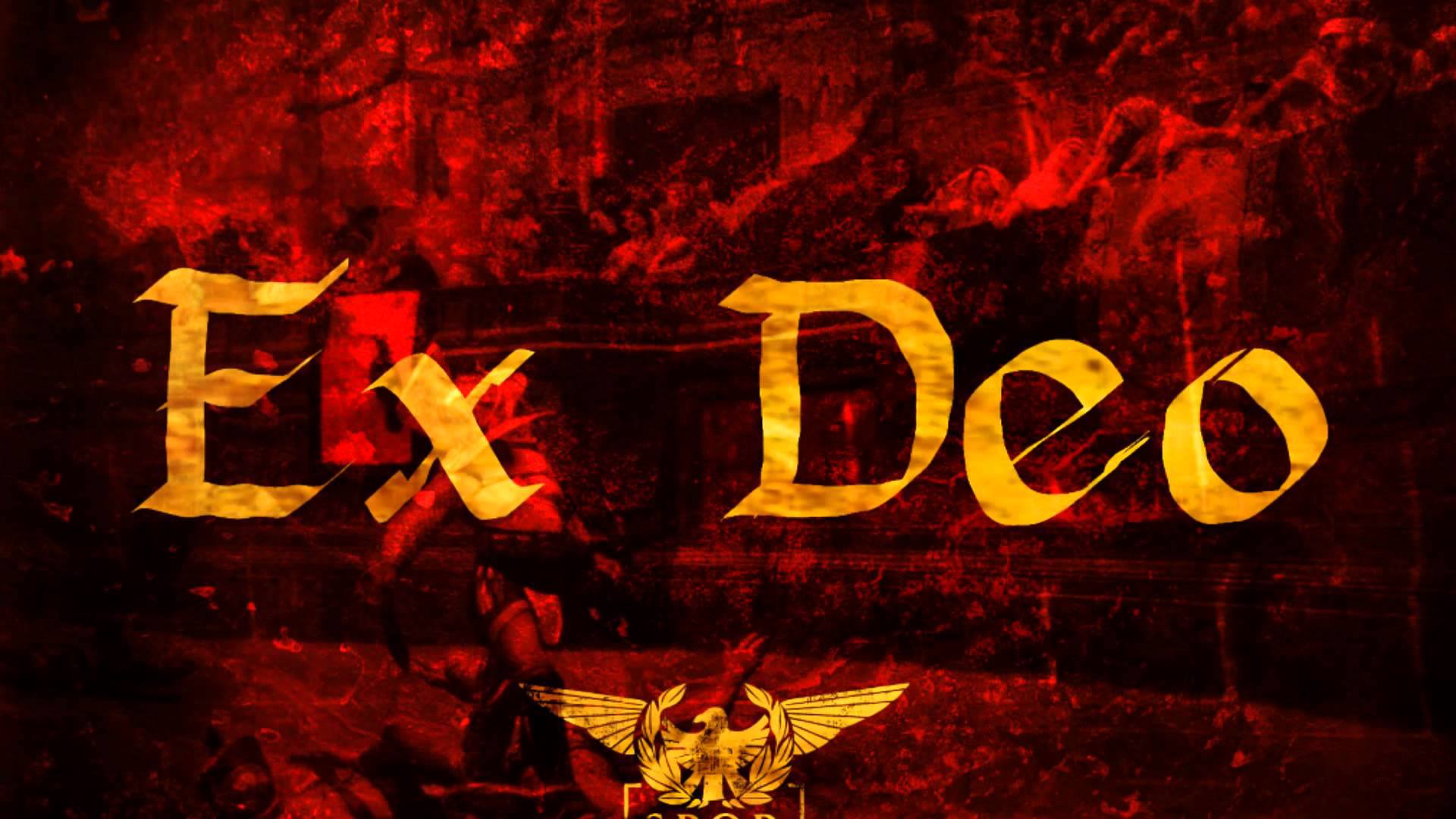ex, Deo, Ex deo, Death, Metal, Heavy, Hard, Rock, Armor, Logo Wallpaper