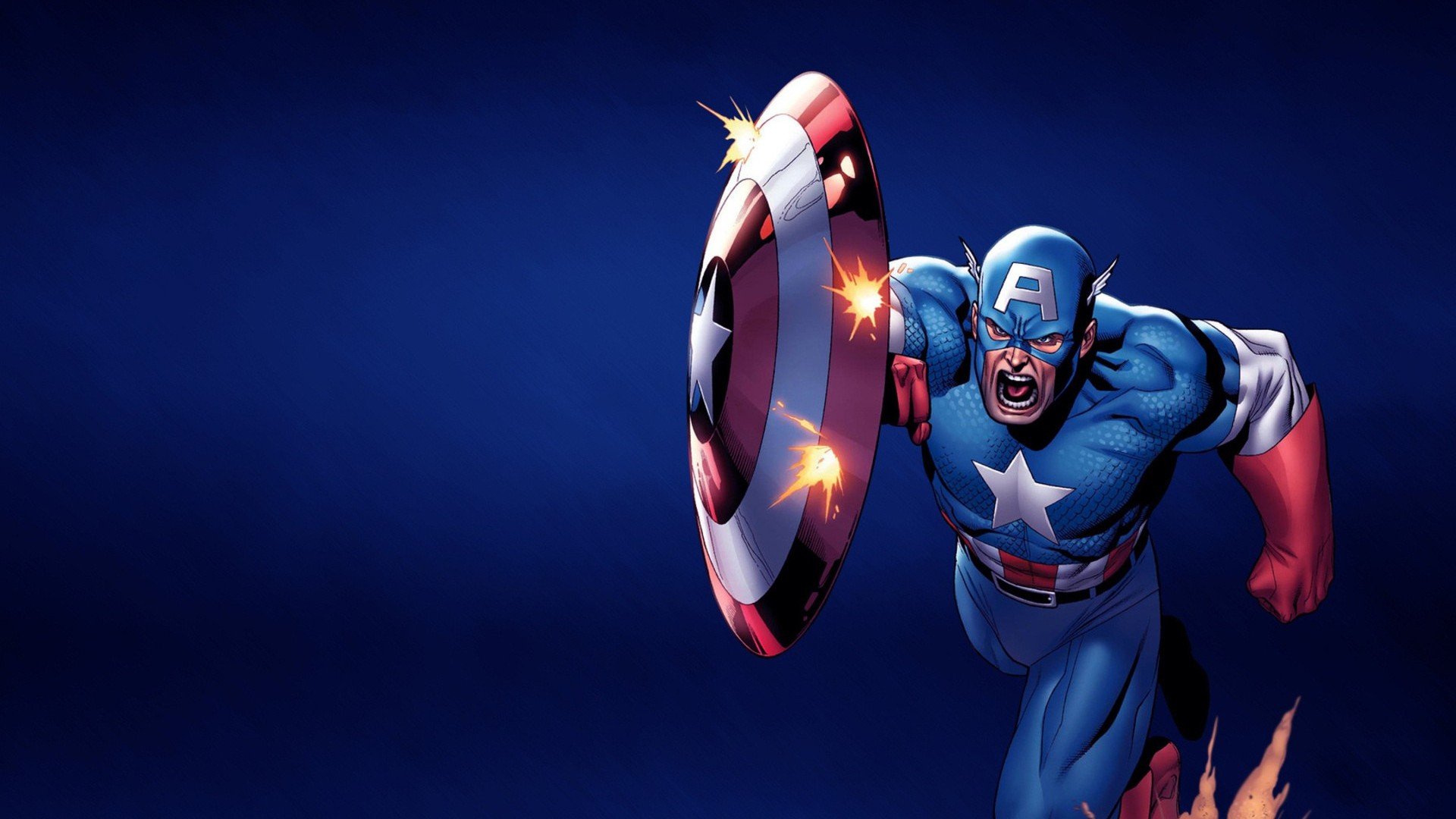 capitan, America, Marvel, Comic Wallpapers HD / Desktop and Mobile  Backgrounds, image size:1920x1080