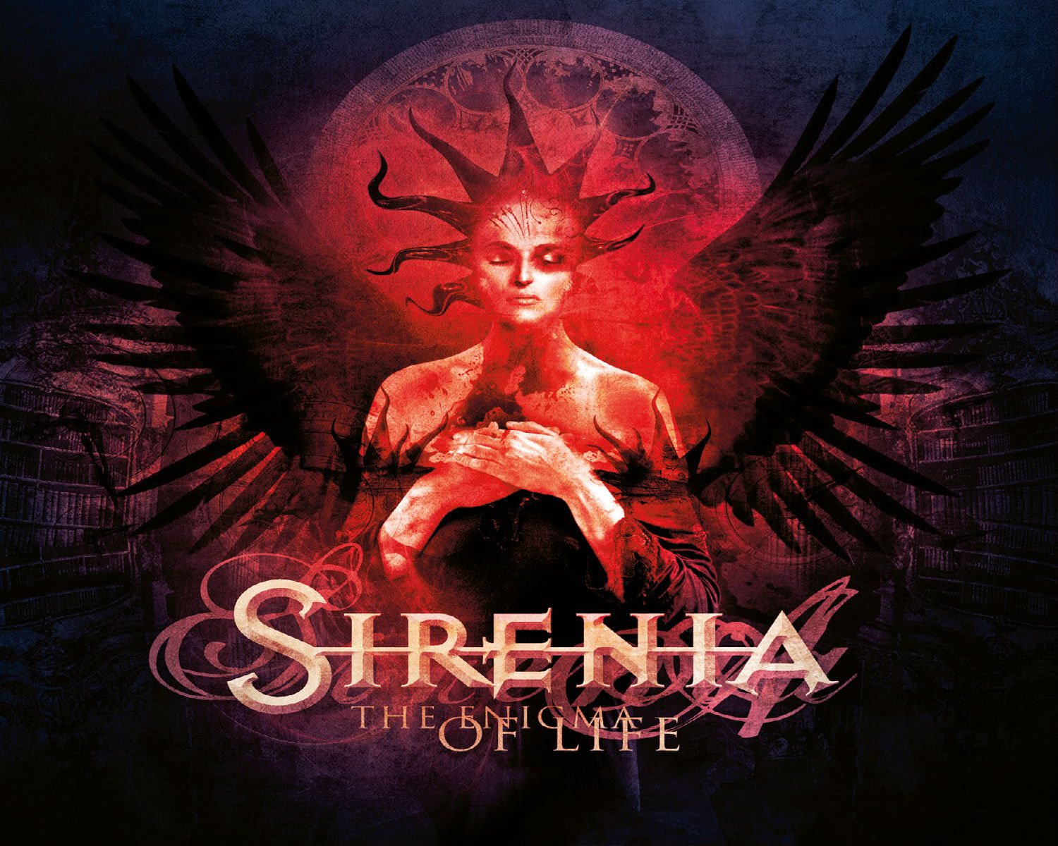 sirenia, Gothic, Metal, Heavy, Cover Wallpaper