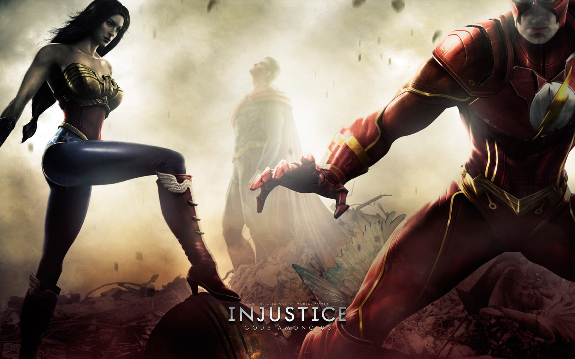 injustice, Gods, Among, Us, Action, Fighting, Hero, Superhero, Warrior, Poster Wallpaper