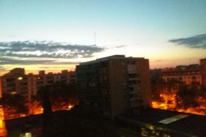 sunrise, In, Barcelona