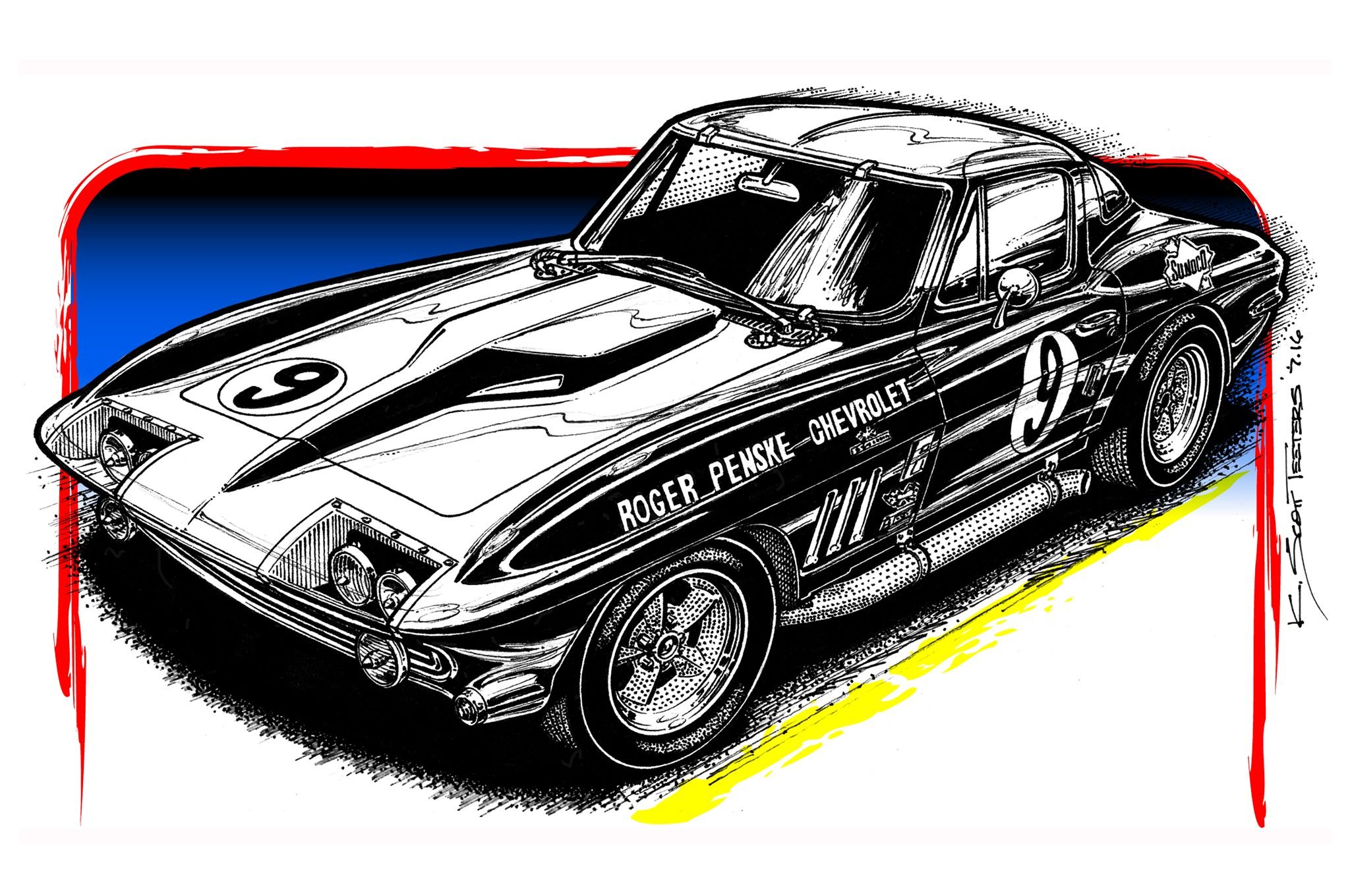 1966, 427, Corvette, Racer, Muscle, Classic, Hot, Rod, Rods, Hotrod, Custom, Chevy, Chevrolet Wallpaper