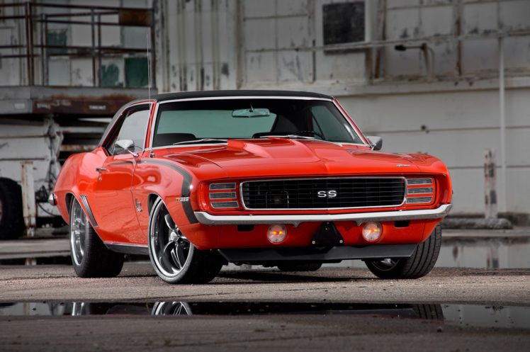 1969, Camaro, Muscle, Classic, Hot, Rod, Rods, Hotrod, Custom, Chevy, Chevrolet HD Wallpaper Desktop Background